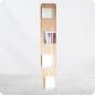 Preview: Bücherregal 180 cm - Holz und Stahl